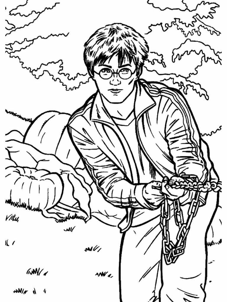 harry potter para colorir 15