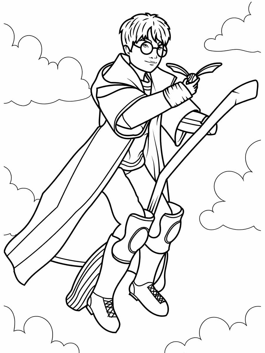 harry potter para colorir 16