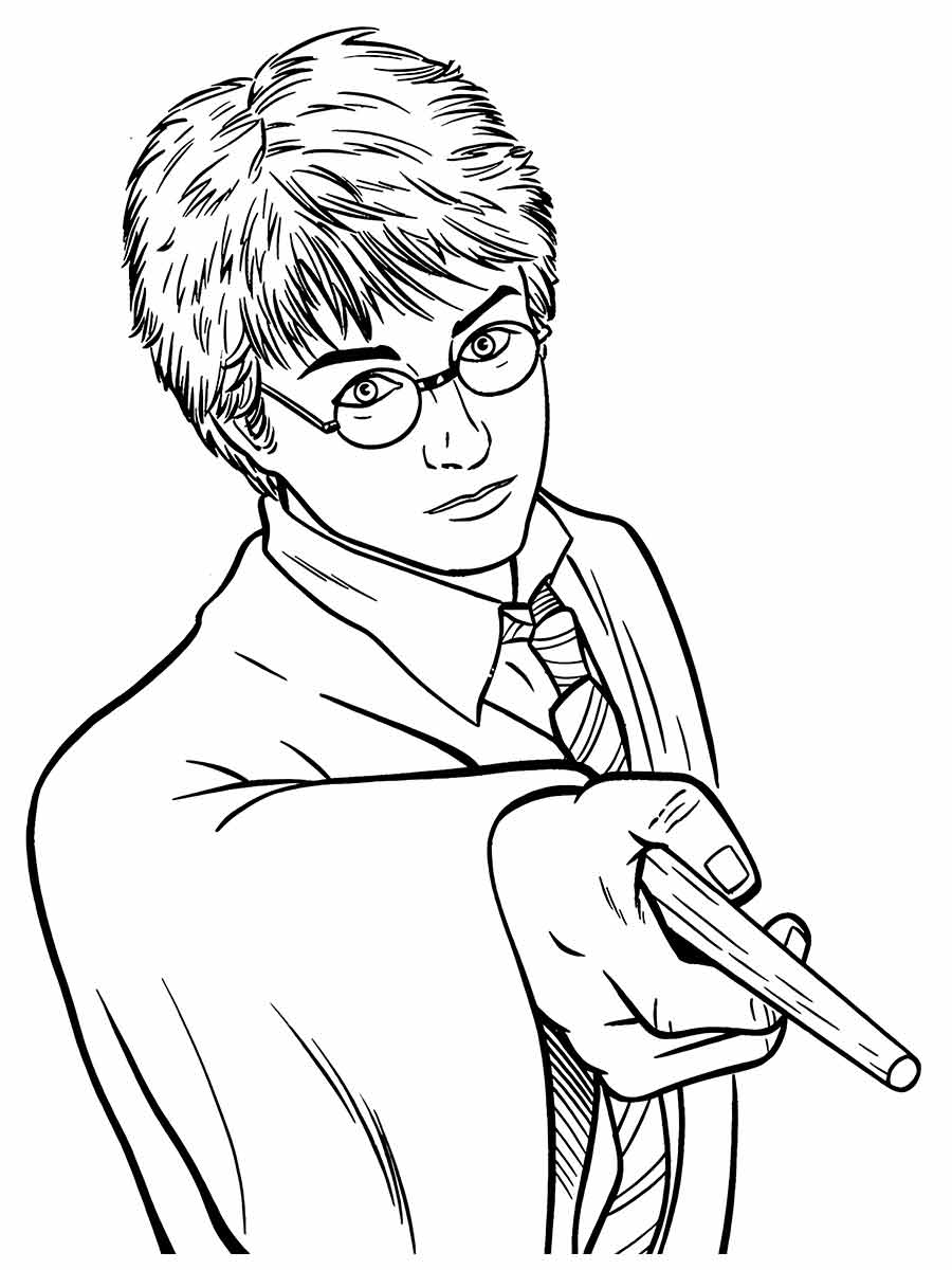 harry potter para colorir 3