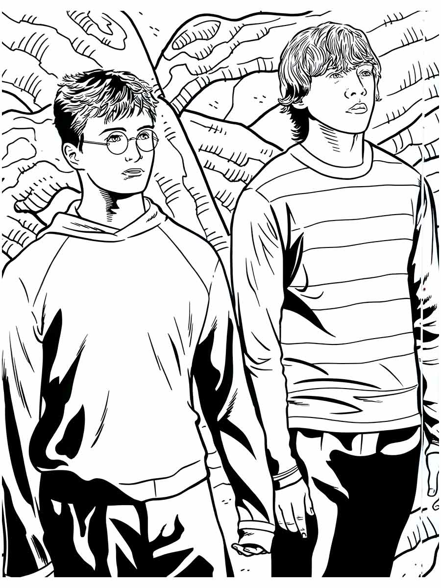 harry potter para colorir 36