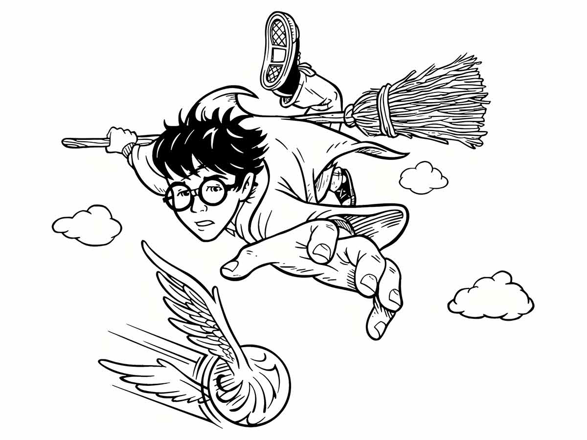 harry potter para colorir 45