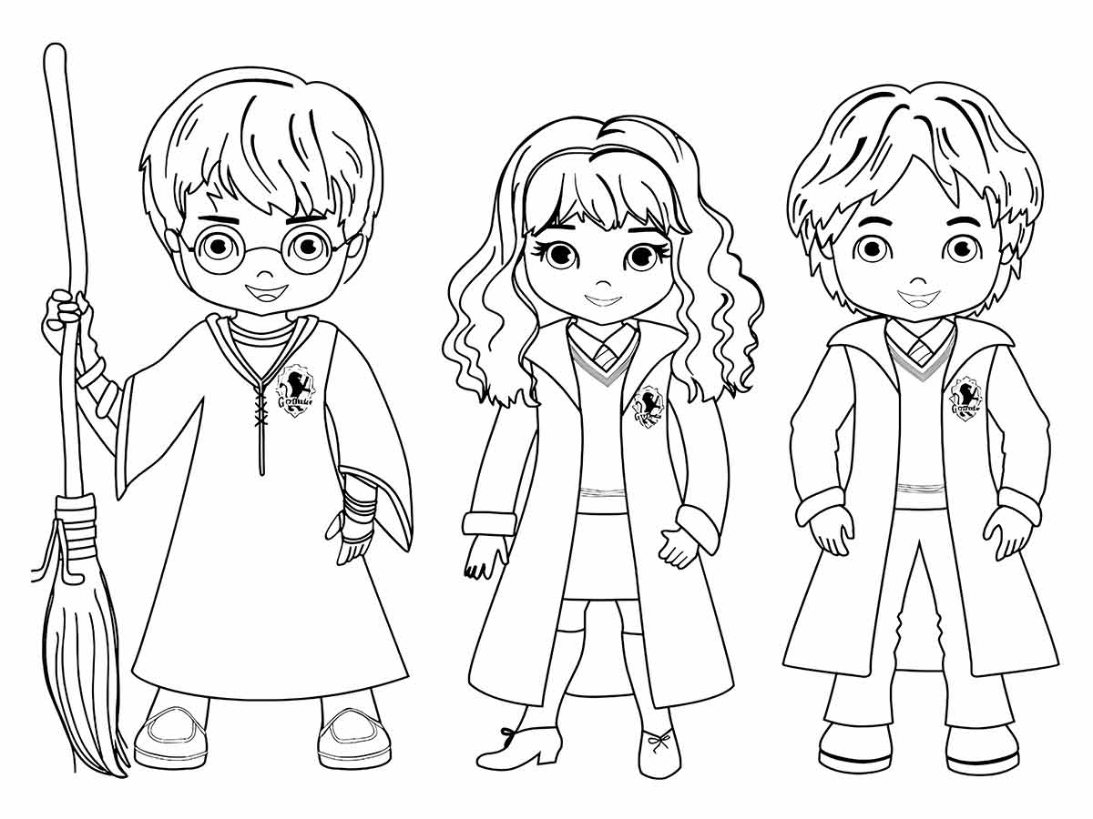 harry potter para colorir 47