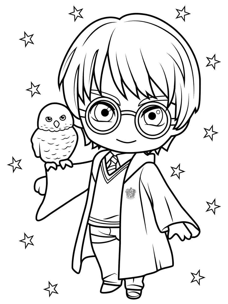 harry potter para colorir 49