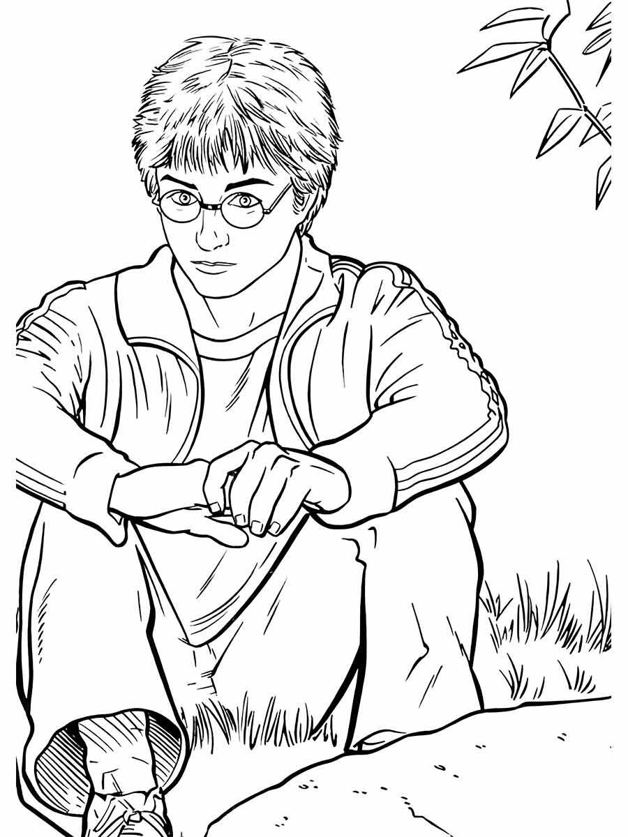 harry potter para colorir 5