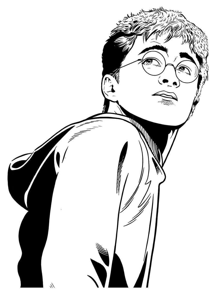 harry potter para colorir 7