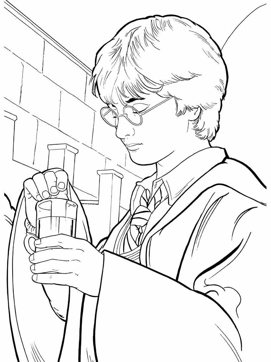 harry potter para colorir 8