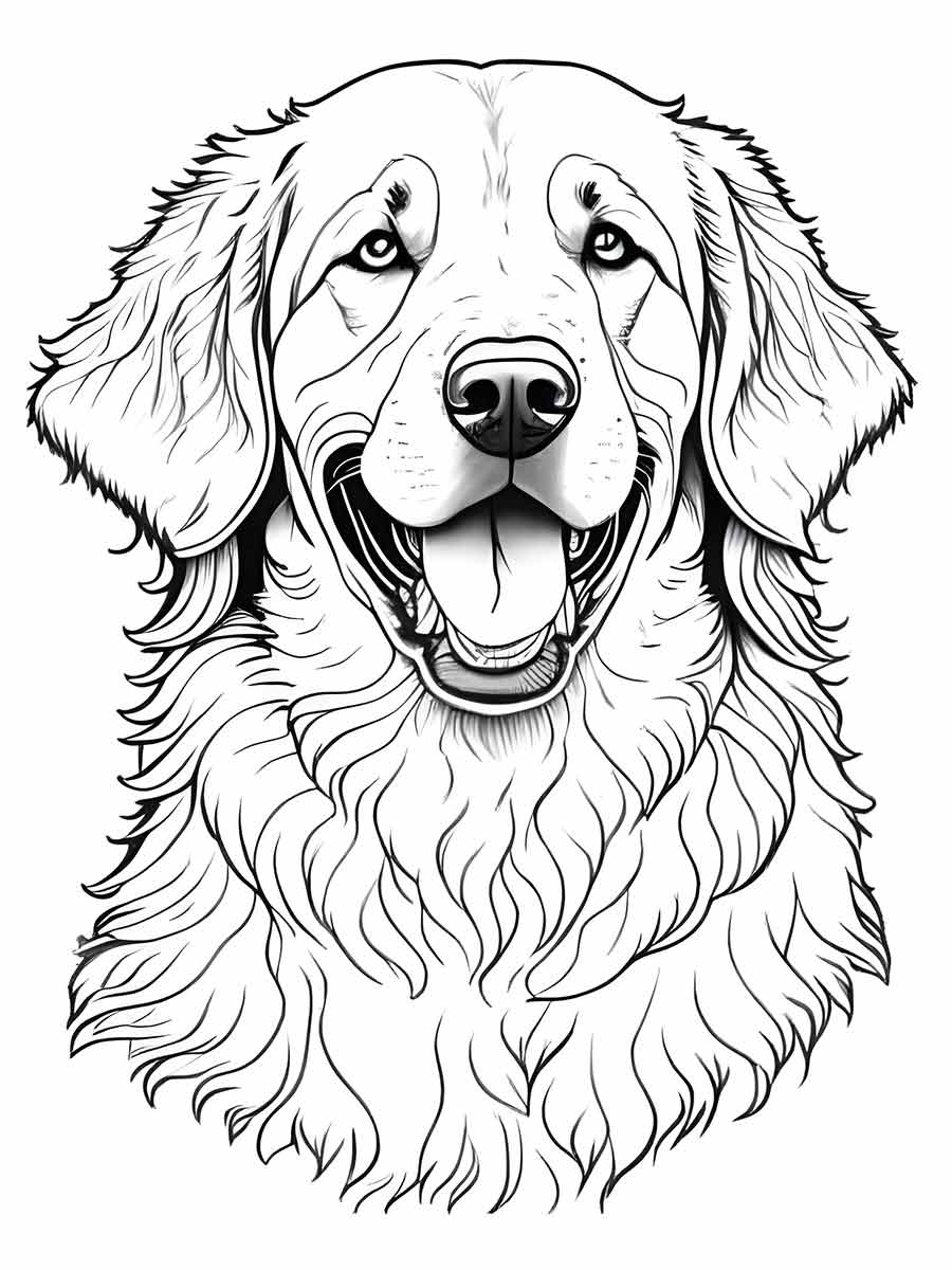 imagem cachorro para colorir cobrador de caca