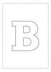 letra alfabeto b