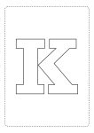 letra alfabeto k
