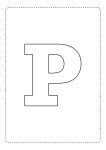 letra alfabeto p