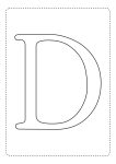 letra alfabeto para imprimir colorir d