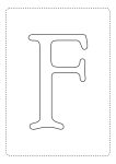 letra alfabeto para imprimir colorir f