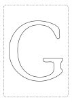letra alfabeto para imprimir colorir g