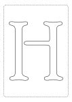 letra alfabeto para imprimir colorir h