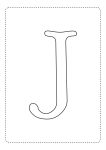 letra alfabeto para imprimir colorir j