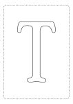 letra alfabeto para imprimir colorir t