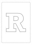 letra alfabeto r