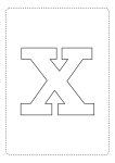 letra alfabeto x