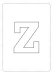 letra alfabeto z