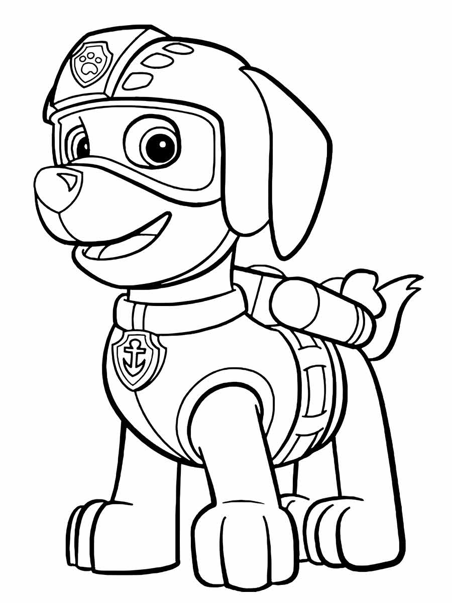 patulha canina desenho infantil para colorir