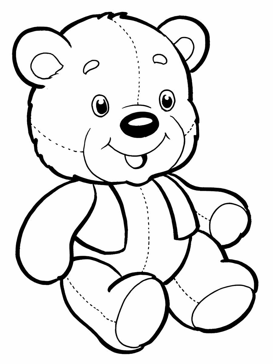 ursinhopelucia desenho infantil para colorir