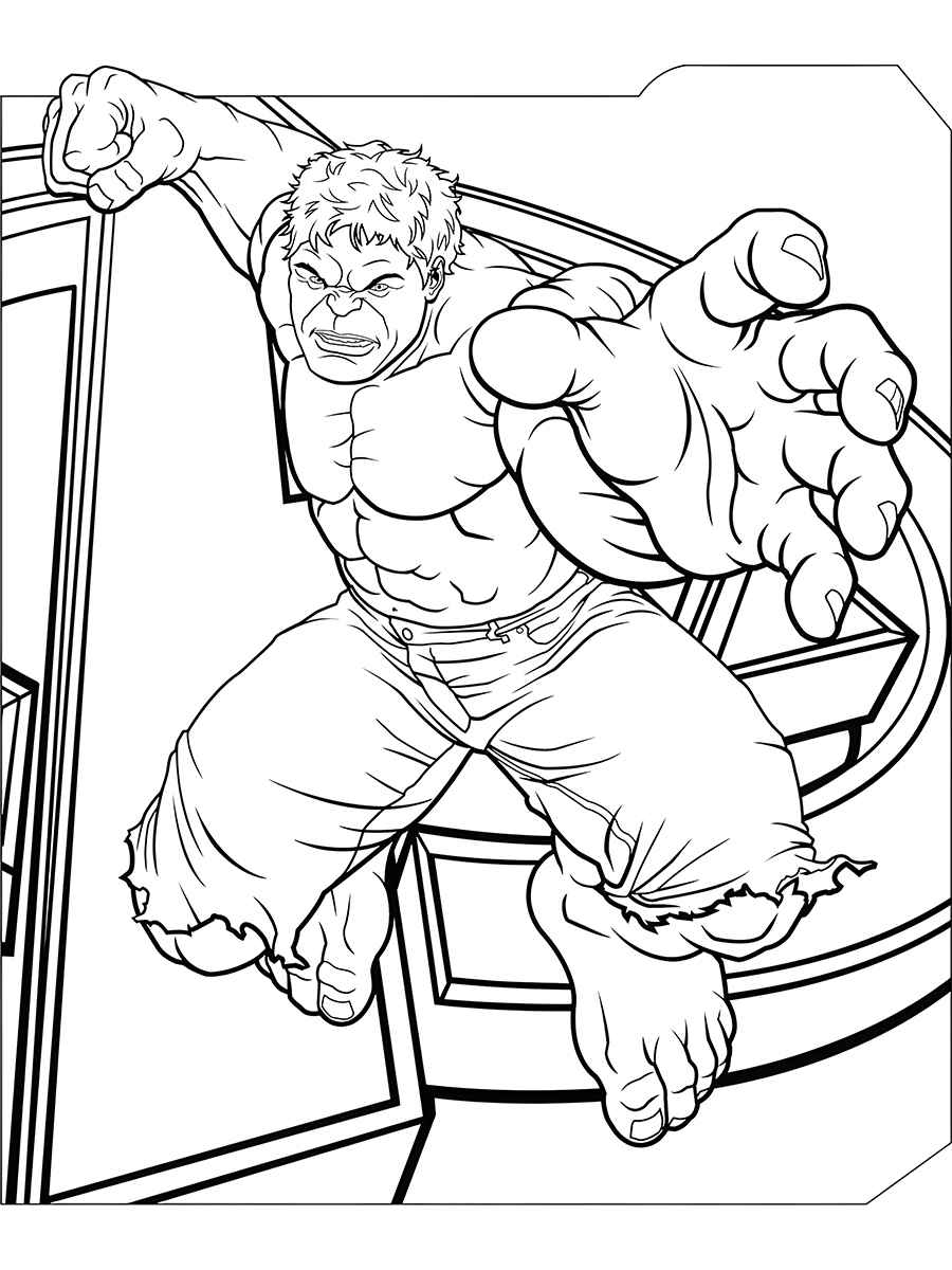 desenho do hulk para colorir 46