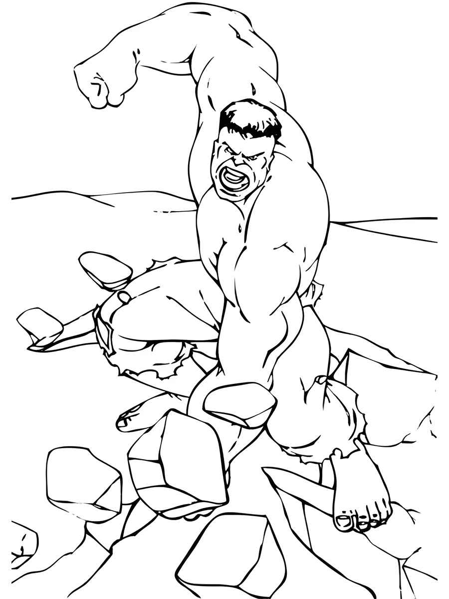 desenho do hulk para colorir 48