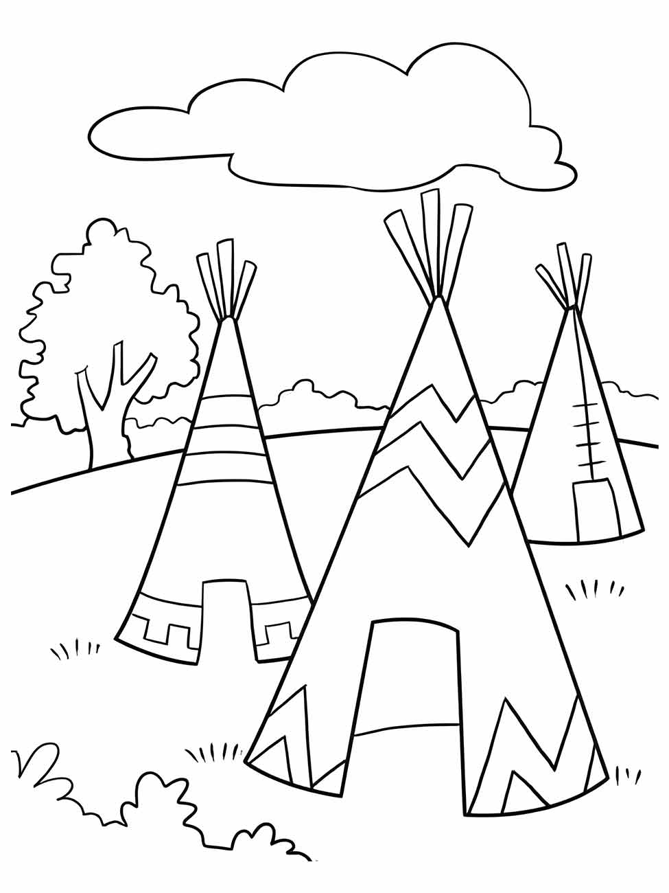 desenho indigena para colorir 41