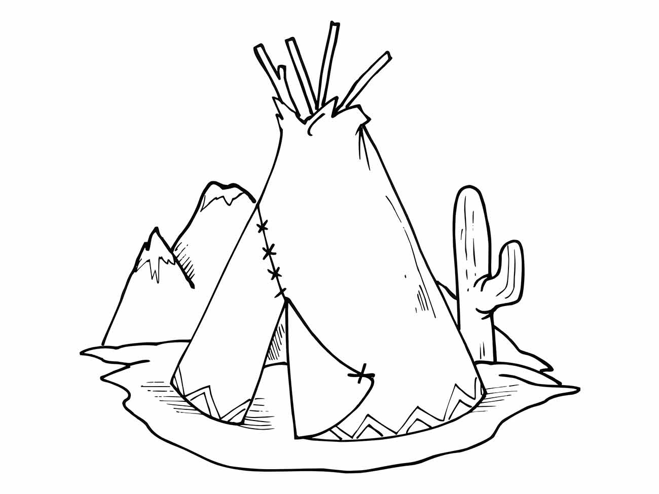 desenho indigena para colorir 42