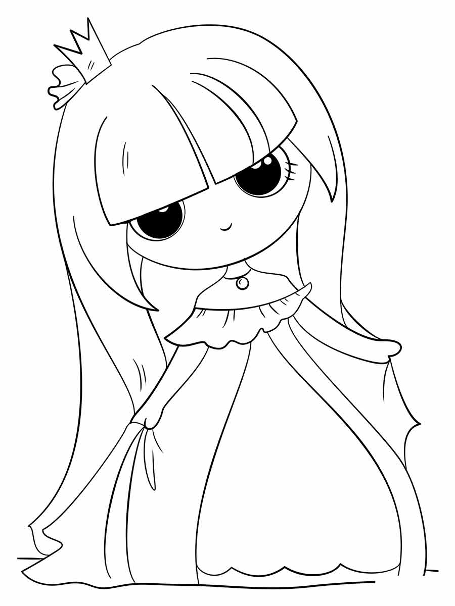 desenho kawaii para colorir 16