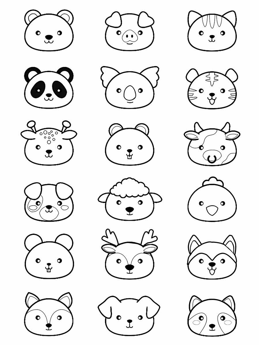 desenhos kawaii para colorir 42