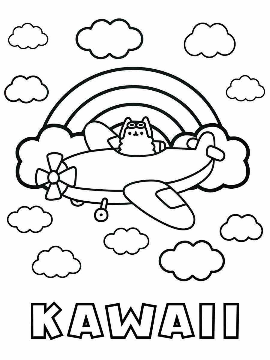 desenhos kawaii para colorir 54