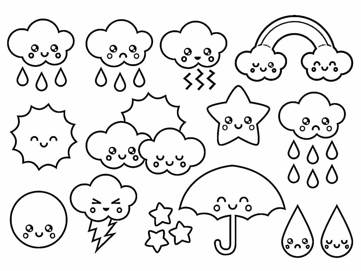 desenhos kawaii para colorir 64