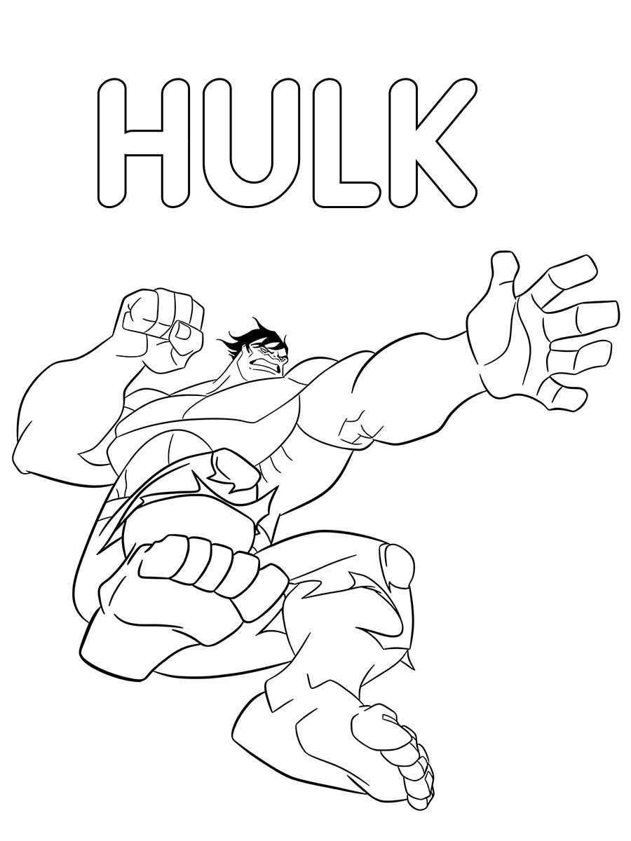 hulk para colorir 58