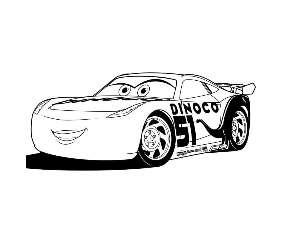 carro disney para colorir 24