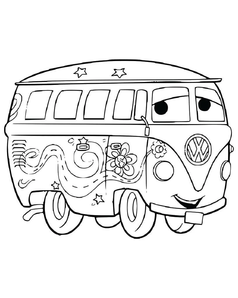 carro disney para colorir 26