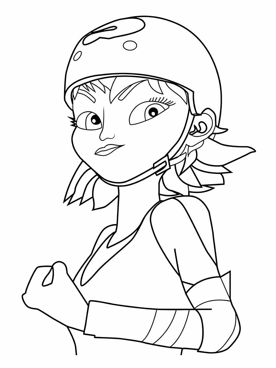 desenho alix kubdel miraculous ladybug para colorir