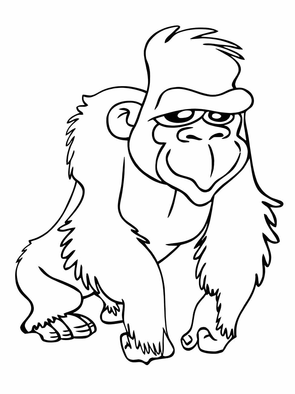 desenho de macaco para colorir 60