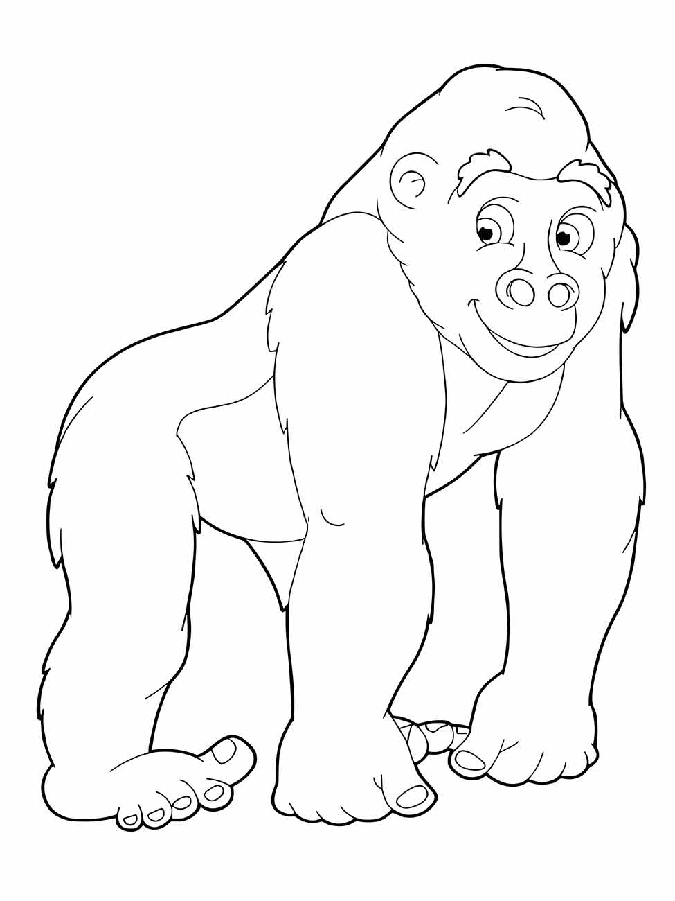 desenho de macaco para colorir 61