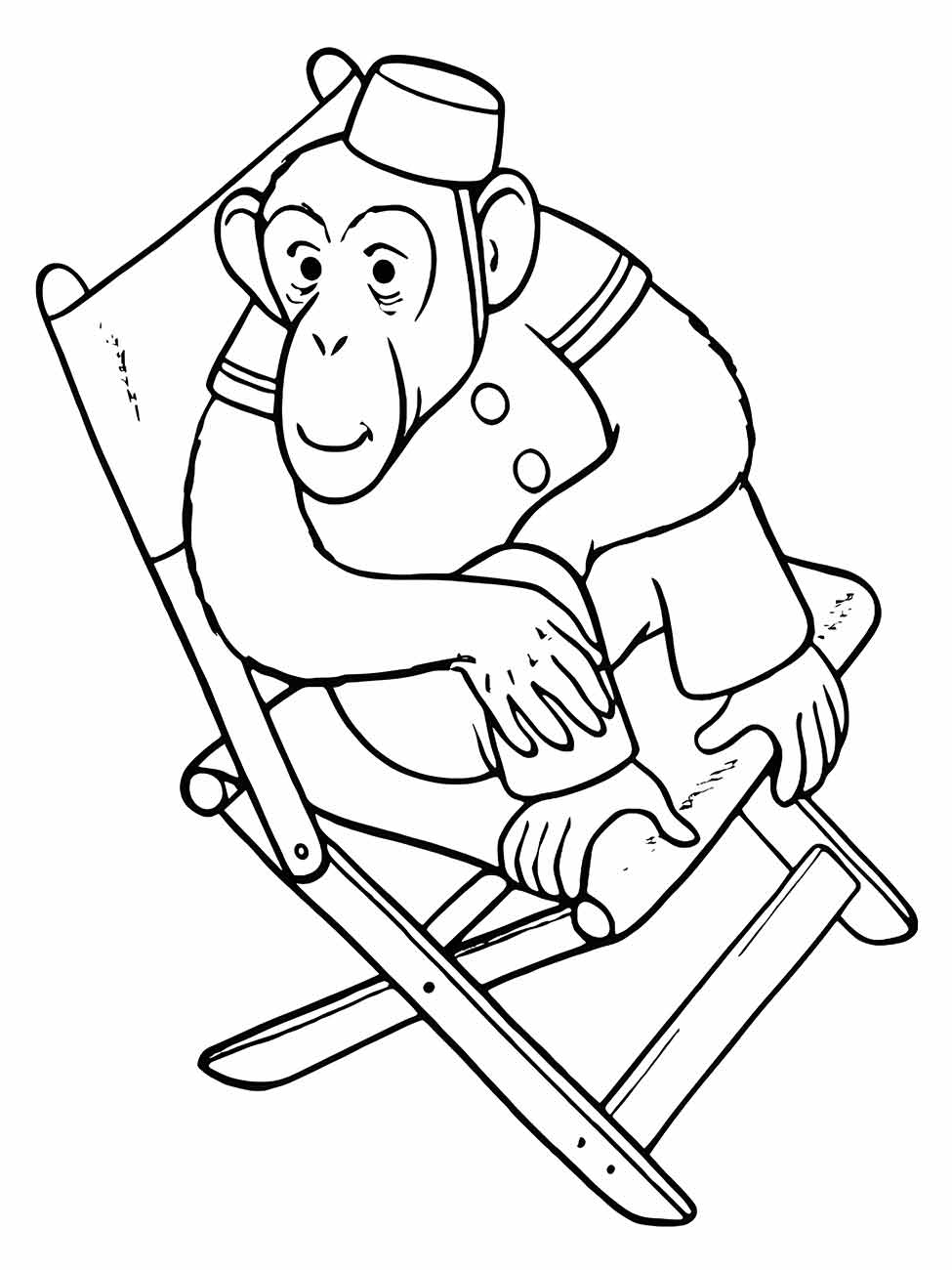 desenho de macaco para colorir 63