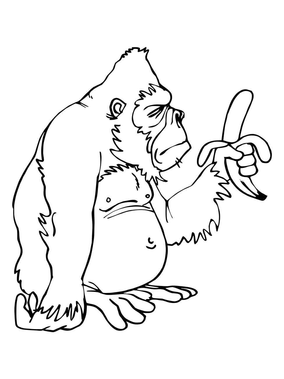 desenho de macaco para colorir 64