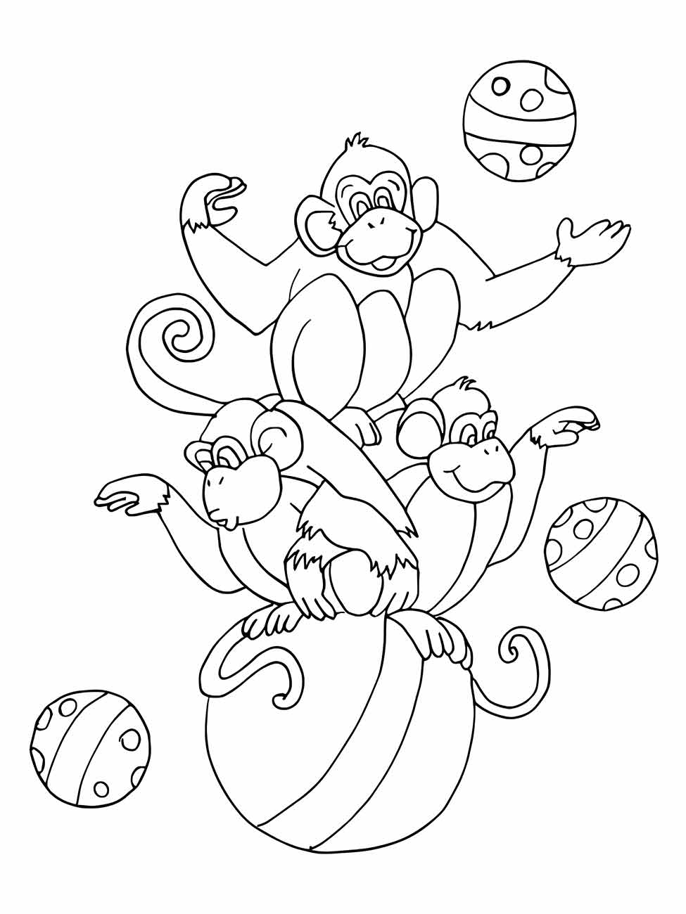 desenho de macaco para colorir 67