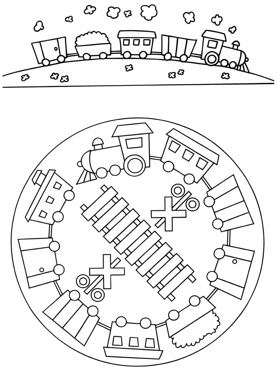 desenho de mandala para colorir 18