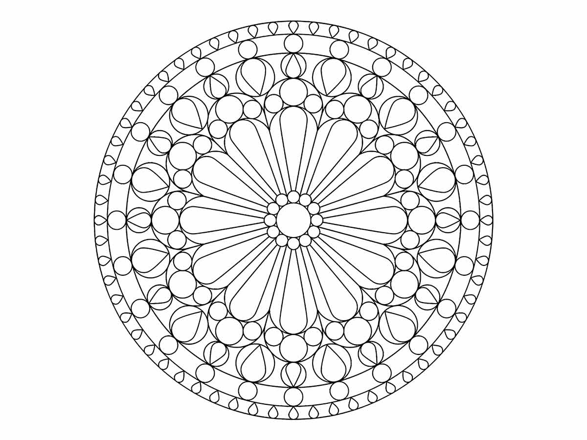 desenho de mandala para colorir 26