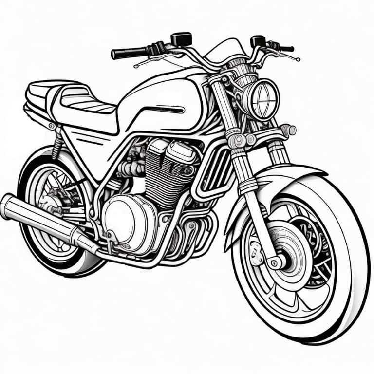 desenho de moto para colorir 25