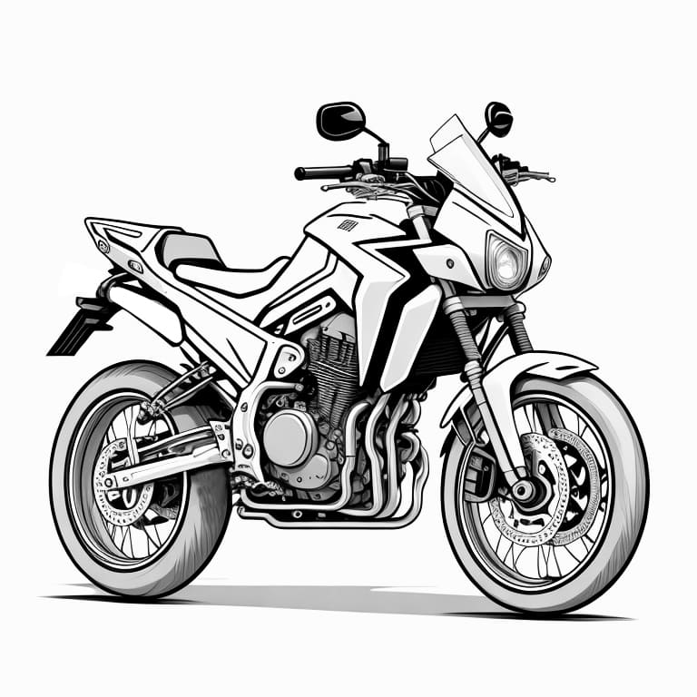 desenho de moto para colorir 31