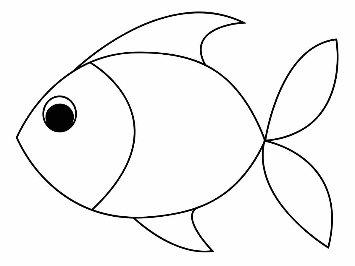 desenho de peixe para colorir 1