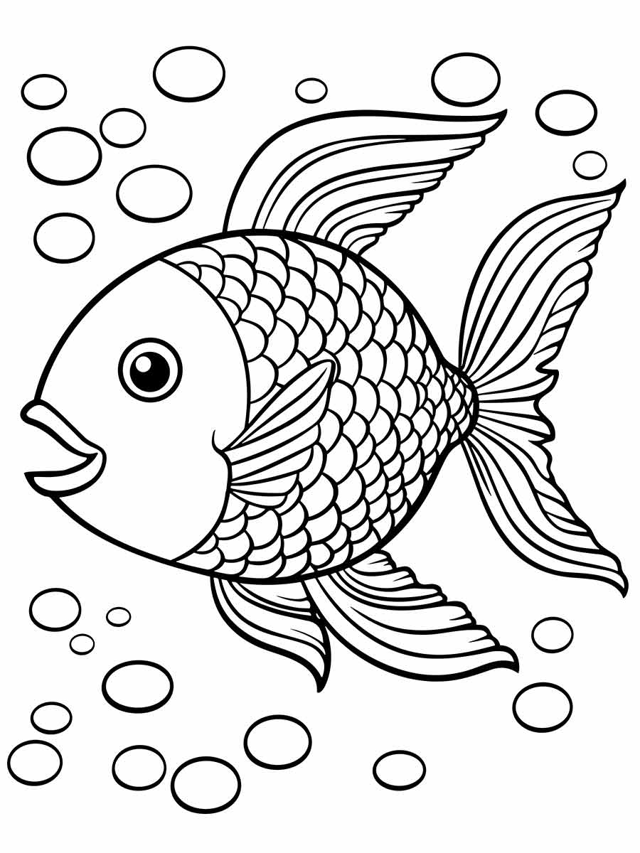 desenho de peixe para colorir 26