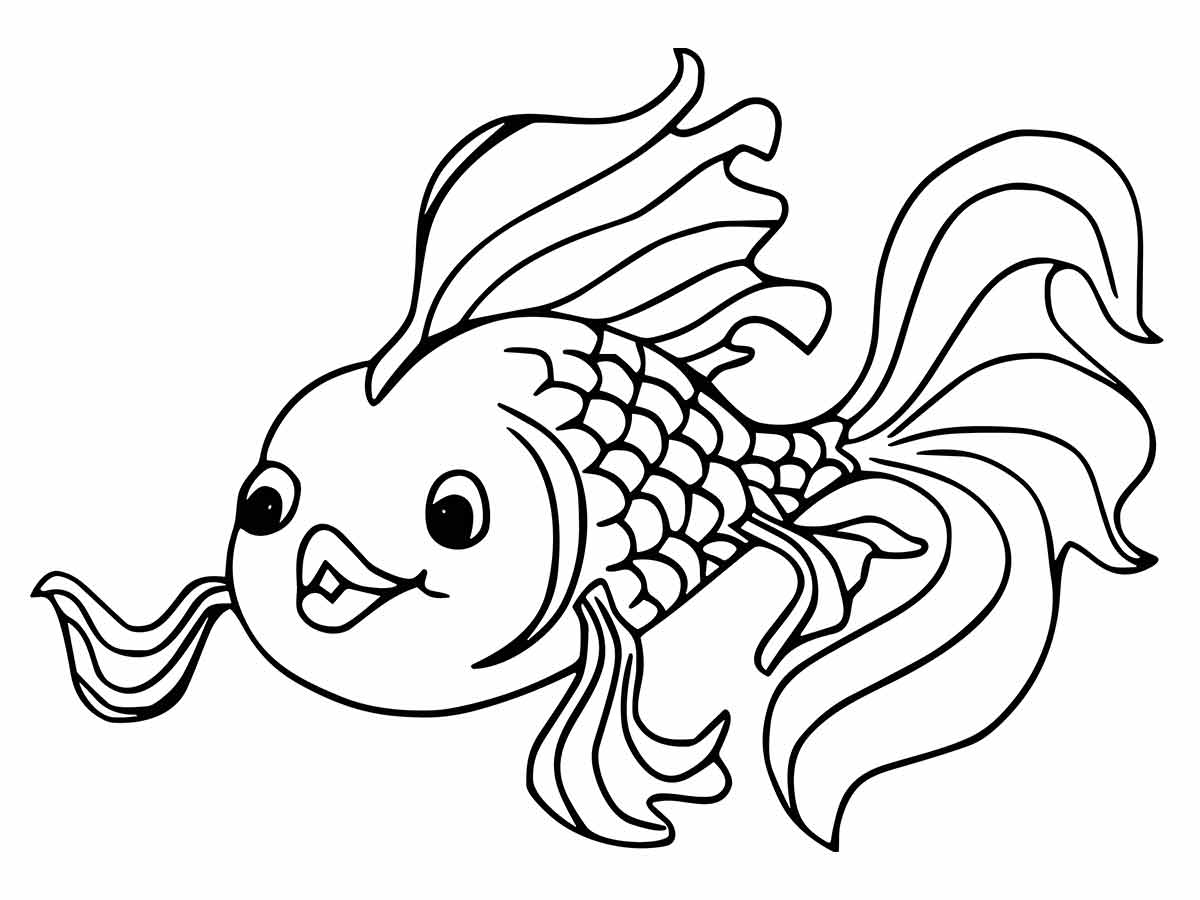 desenho de peixe para colorir 3