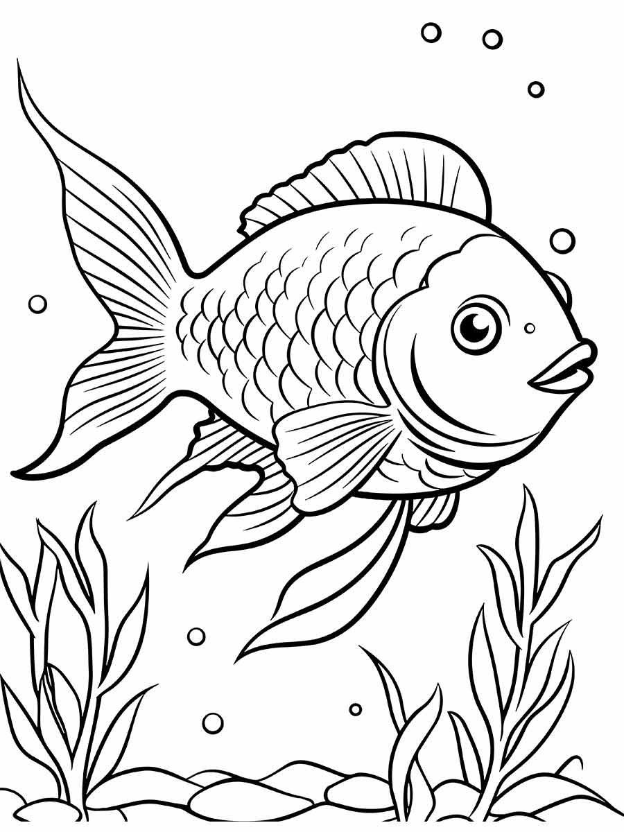 desenho de peixe para colorir 32